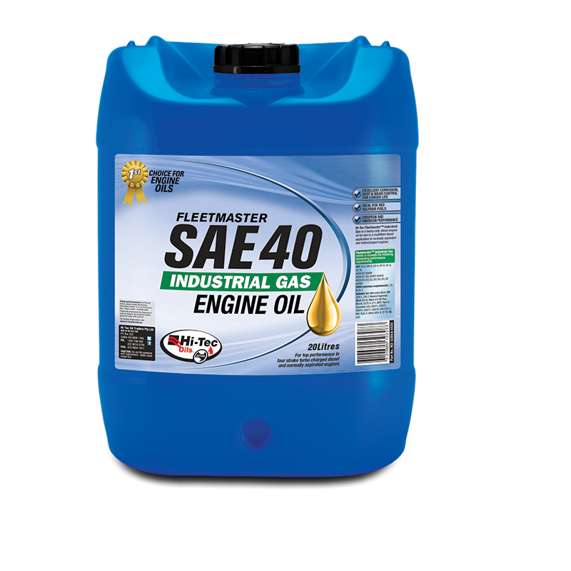 INDUSTRIAL GAS ENGINE OIL SAE 40